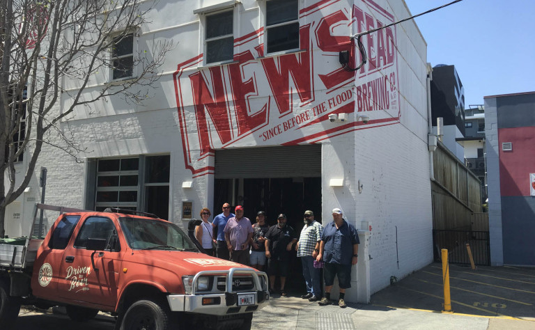 BRISBANE Newstead Brewing Ute and Front