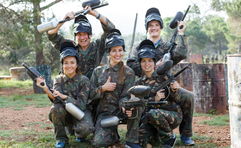 group paintball photo