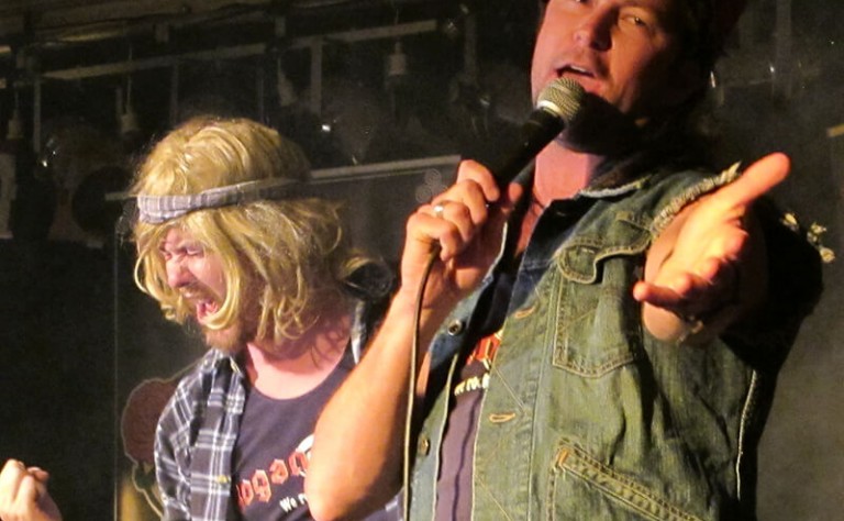 bogan bingo on stage team days