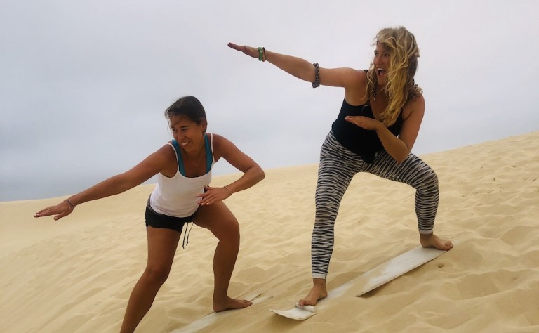 Sand Surfing Ana Bay