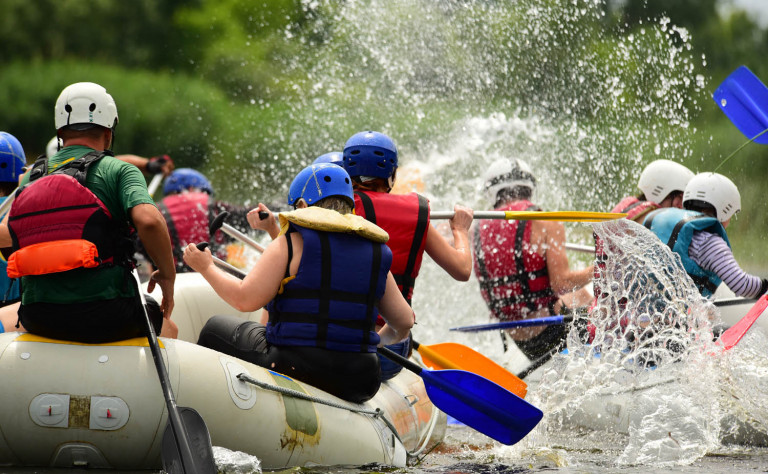 splashing in raft