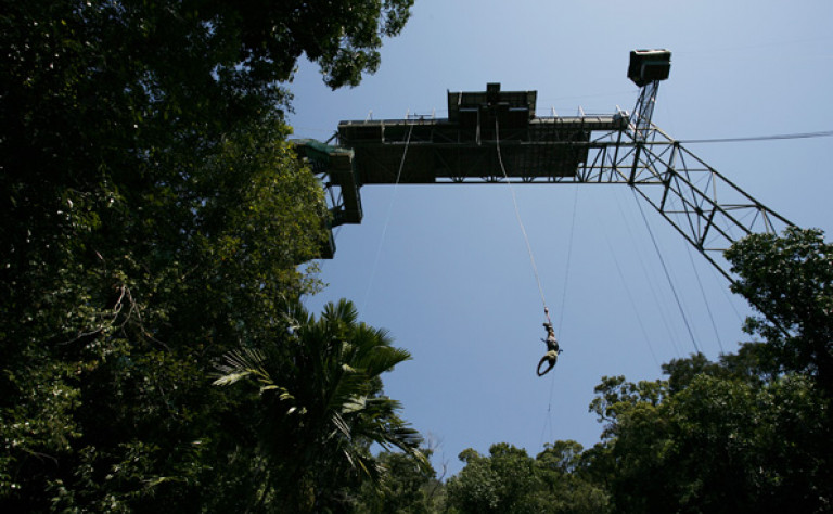 CNS Tower Bungy Jumper