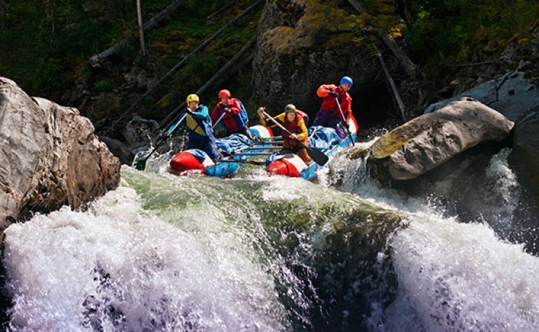 white water rapids